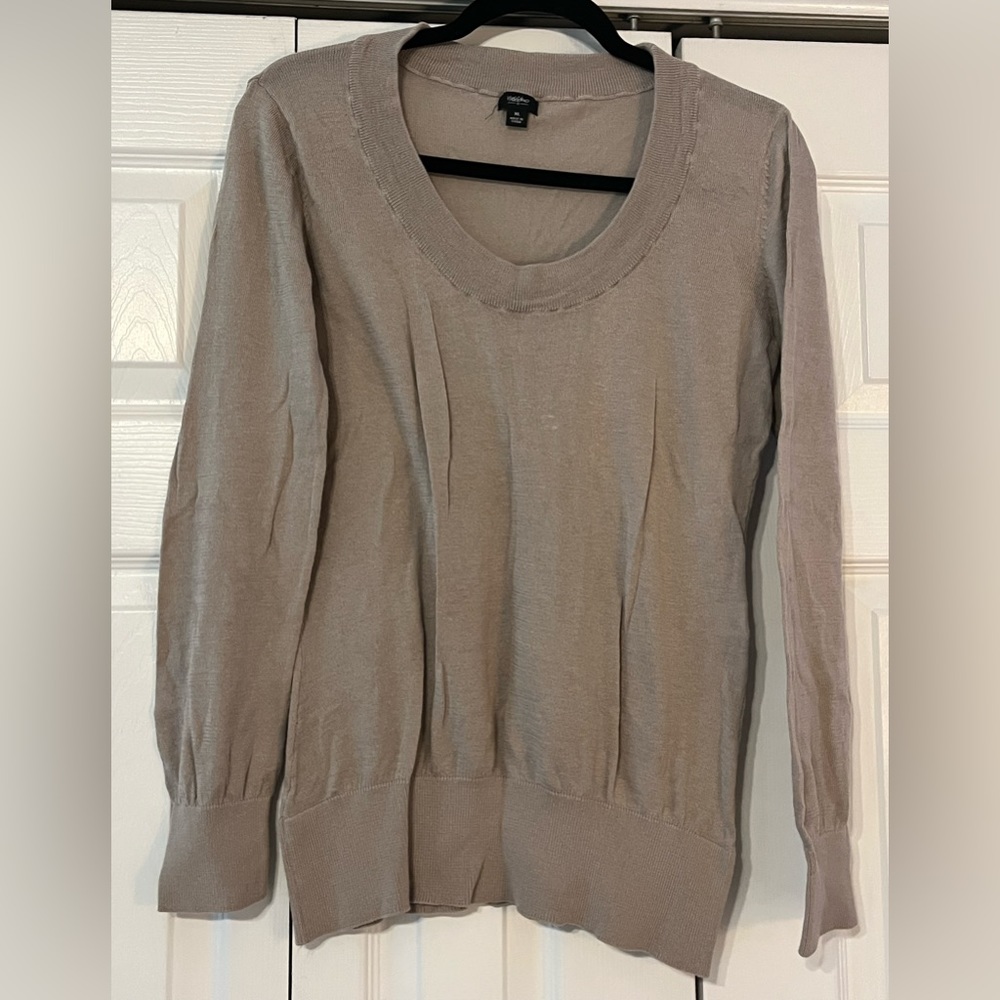 Scoop-Neck Sweater, Size XL, Mossimo Brand